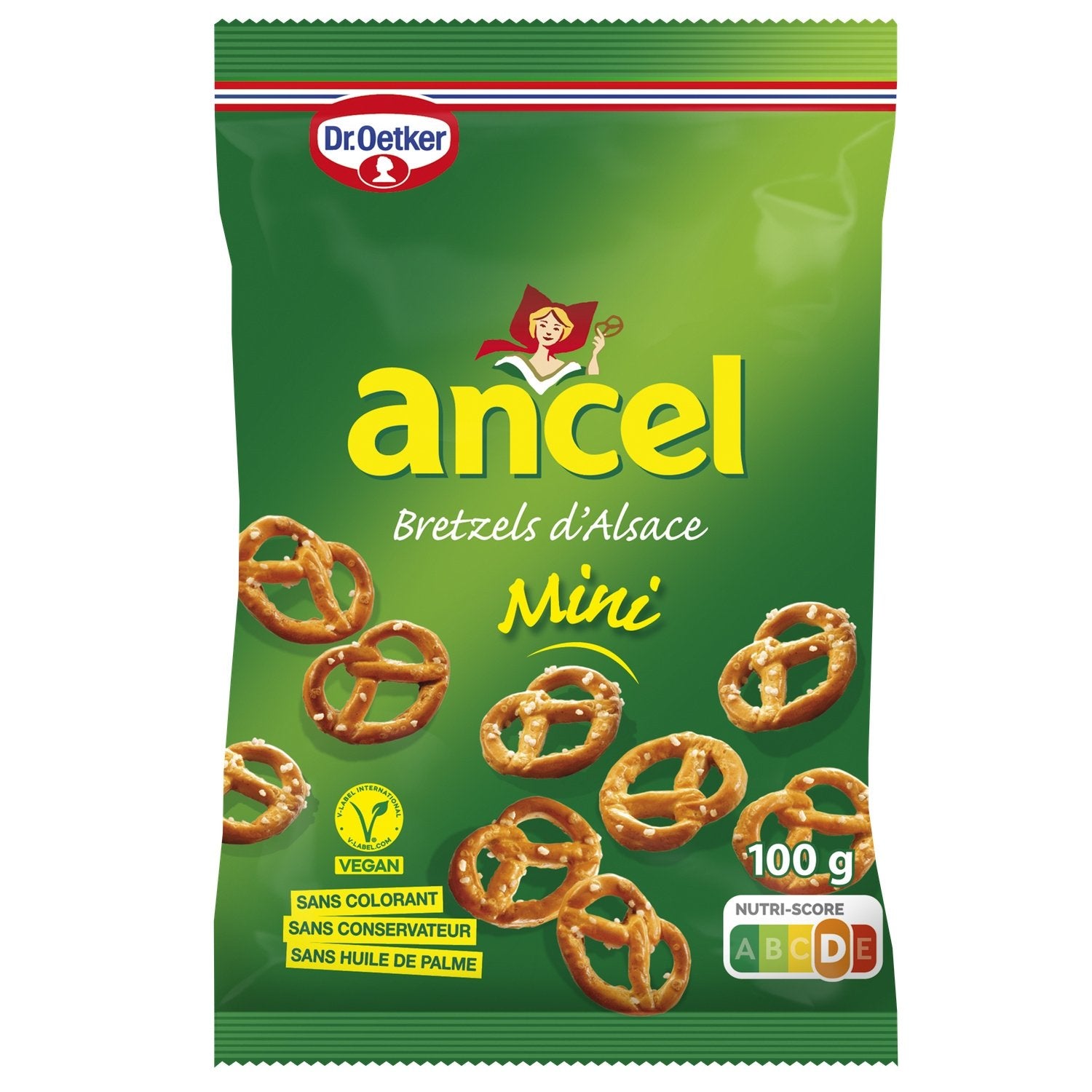 Biscuits Apéritifs Bretzels Mini ANCEL le paquet de 100 g