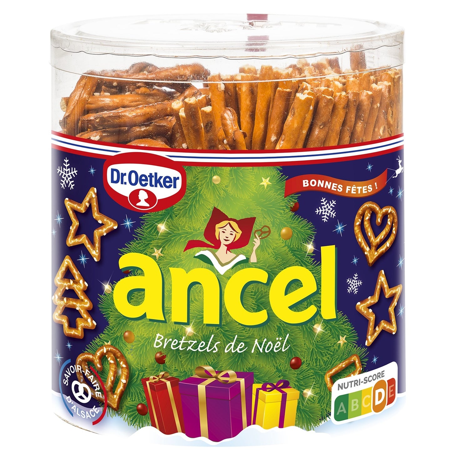 ANCEL Christmas Pretzels Aperitif Biscuits