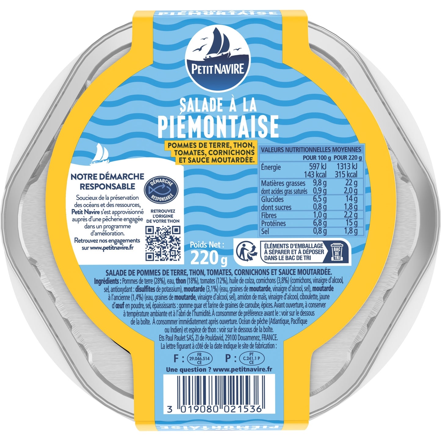 Piedmontese Salad LITTLE SHIP