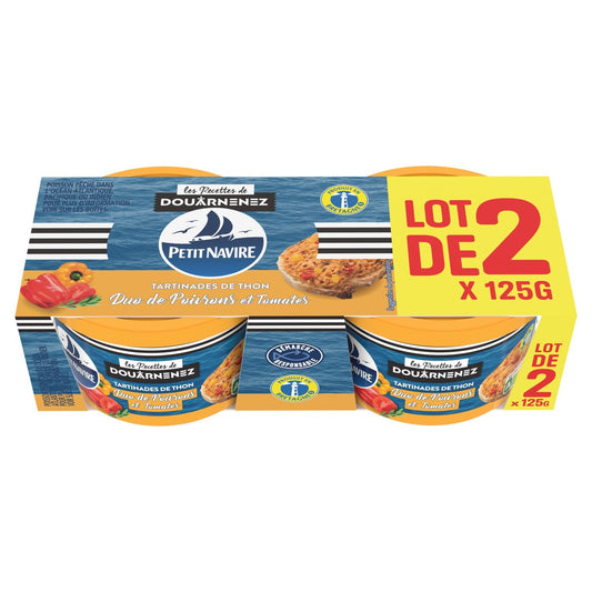 Tuna Spreads Duo of Pepper &amp; Tomatoes SMALL SHIP