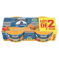Tartinades de Thon Duo de Poivron & Tomates PETIT NAVIRE le lot de 2 boites de 125g