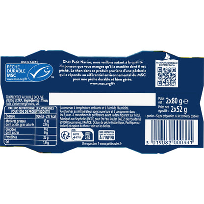 Tuna in Extra Virgin Olive Oil MSC SMALL SHIP