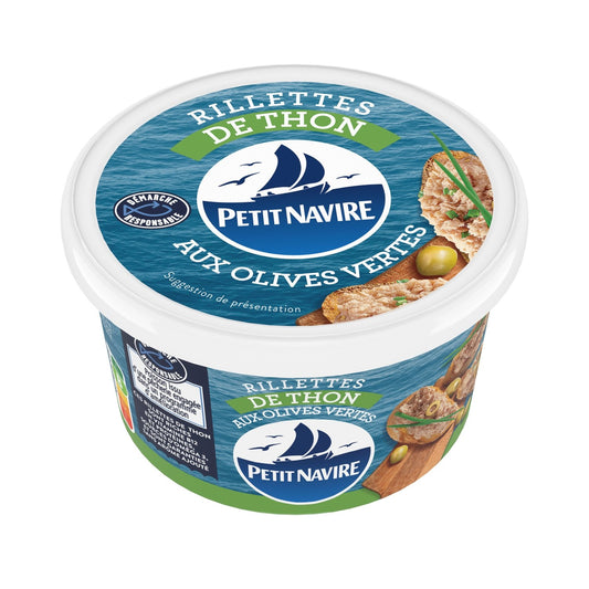 Rillette de Thon Olives PETIT NAVIRE la boite de 125g
