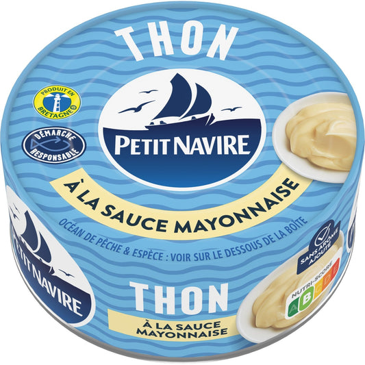 Thon à la Sauce Mayonnaise PETIT NAVIRE la boite de 140g