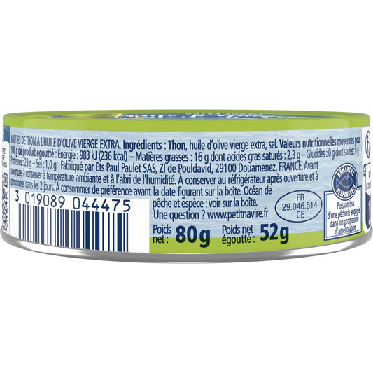 Miettes de Thon Huile d'Olive Vierge Extra PETIT NAVIRE