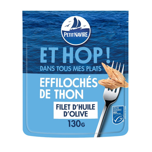 Effilochés de Thon PETIT NAVIRE la boite de 130g
