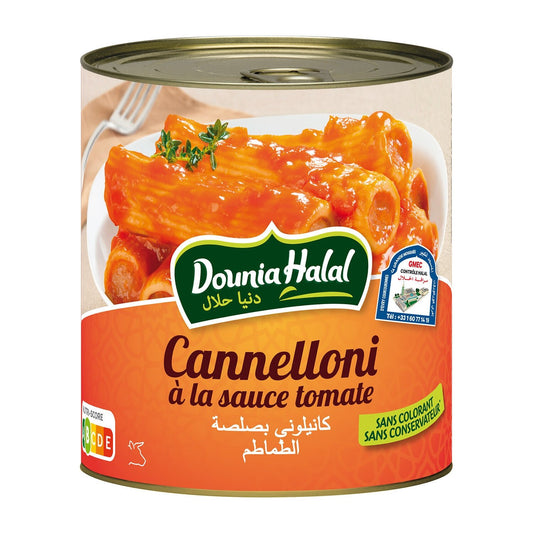 Ready Meal Cannelloni with Halal Tomato Sauce DOUNIA HALAL