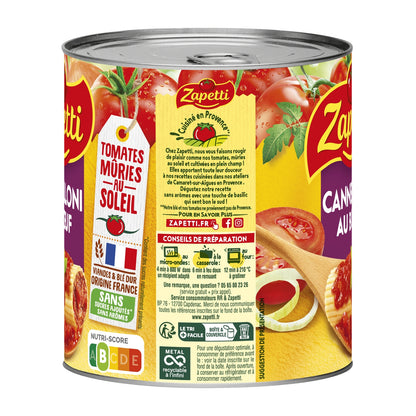 Plat Cuisiné Cannelloni Pur Bœuf ZAPETTI