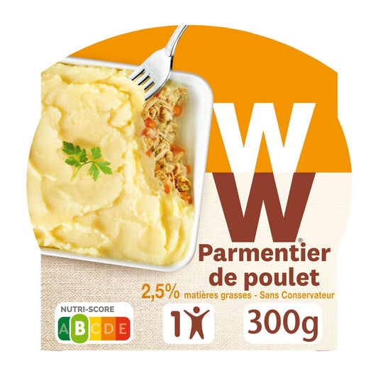 WEIGHT WATCHERS Chicken and Melting Carrots Parmentier Meal