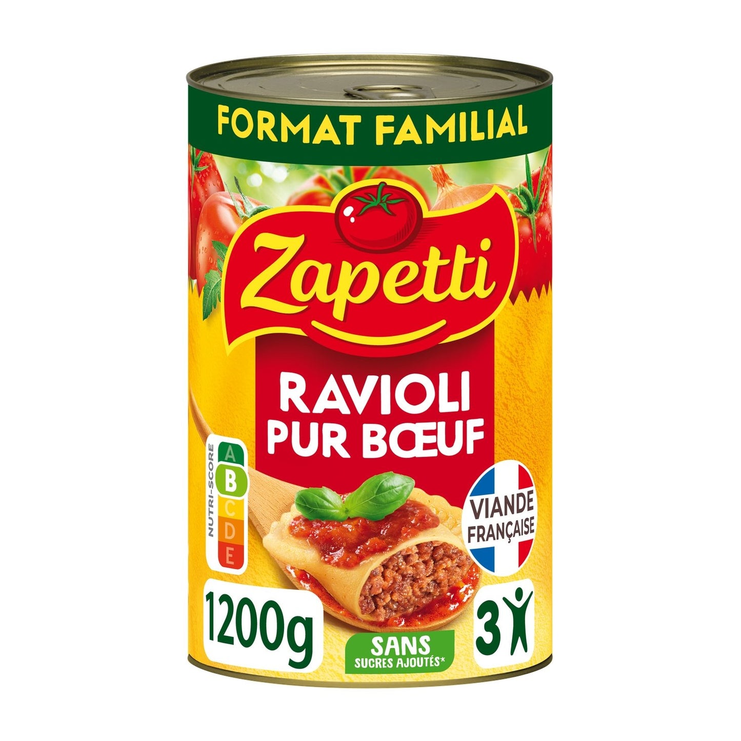 Ready Meal Pure Beef Ravioli ZAPETTI