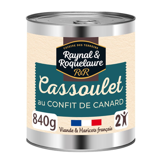 Plat Familial Cassoulet de Castelnaudary RAYNAL ET ROQUELAURE la boîte de 840g