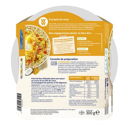 WEIGHT WATCHERS Alaska Pollack with Coconut Milk and Quinoa