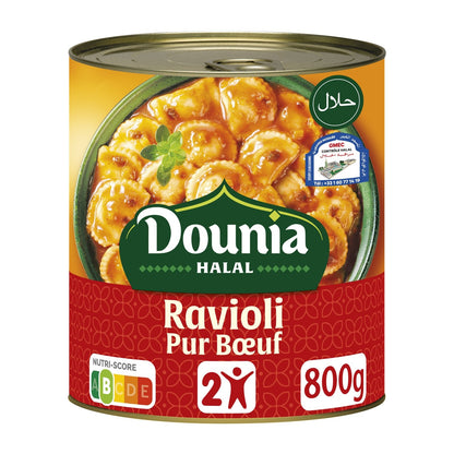 Plat Cuisiné Ravioli Pur Bœuf DOUNIA HALAL