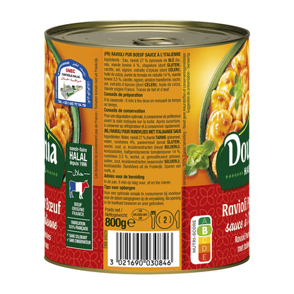Plat Cuisiné Ravioli Pur Bœuf DOUNIA HALAL