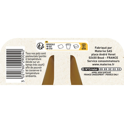 MATERNE Apple and Chestnut Compotes