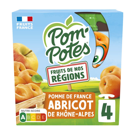 Compote Pomme Abricot POM'POTES