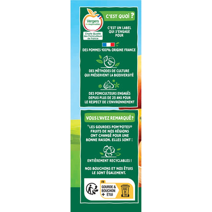 Compotes Fruits from Our Regions Apple Mirabelle from Lorraine No Added Sugar POM'POTES