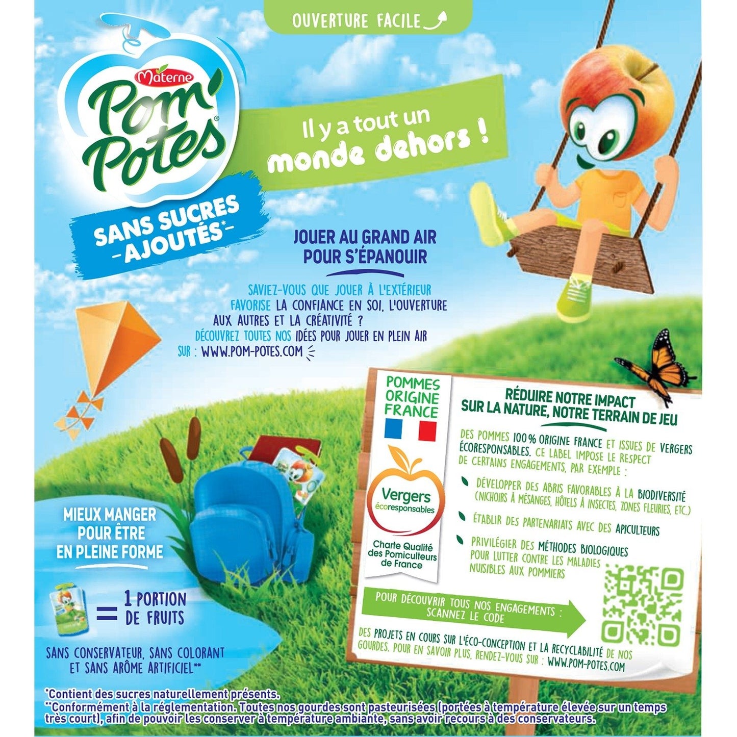 POM'POTES Apfel-Birnen-Vanille-Kompott