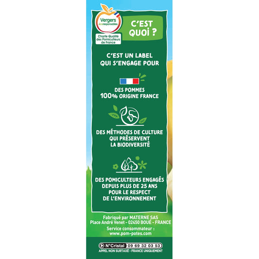 Compotes Pomme Banane Sans Sucres Ajoutés POM'POTES