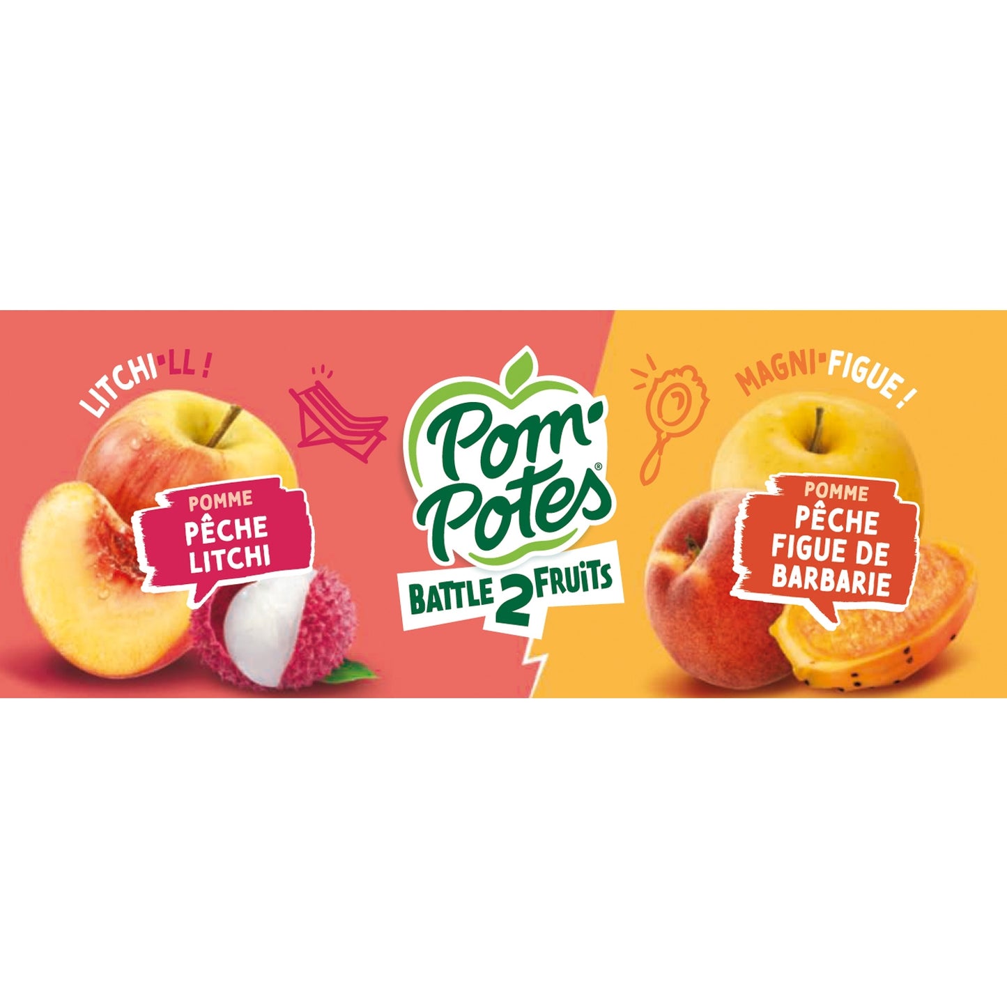 POM'POTES Apple Peach Fig Compote