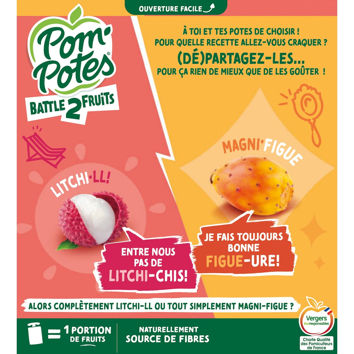 POM'POTES Apple Peach Fig Compote