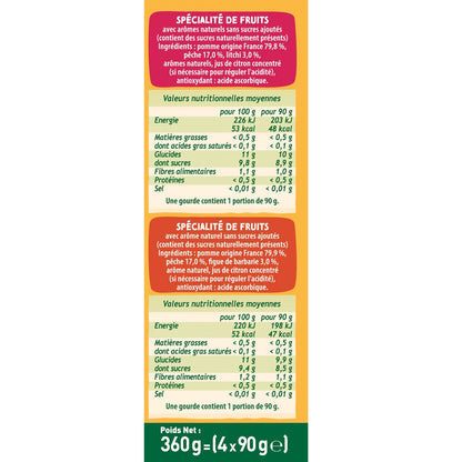 POM'POTES Apple Peach Fig Compote