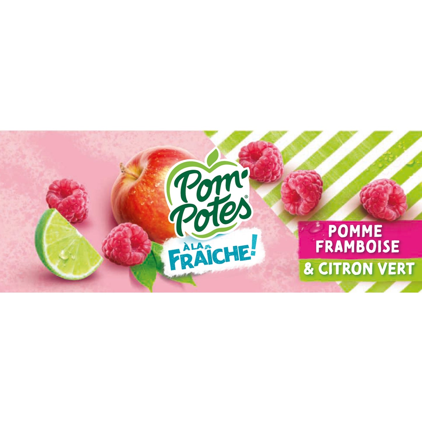 Compotes Pomme Framboise Citron POM'POTES 