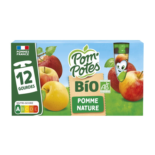 POM'POTES Organic Plain Apple Compote
