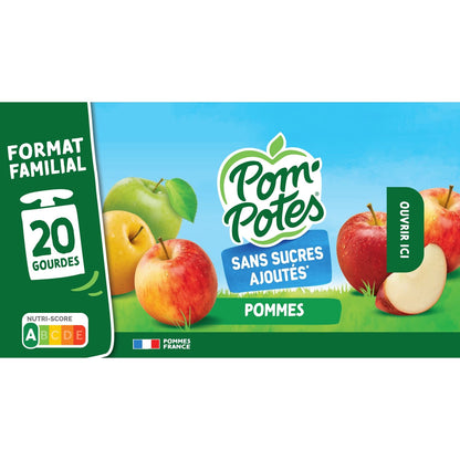 POM'POTES Natur-Apfelkompott ohne Zuckerzusatz