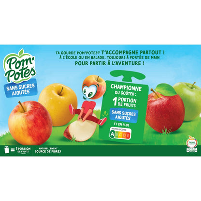POM'POTES Natur-Apfelkompott ohne Zuckerzusatz
