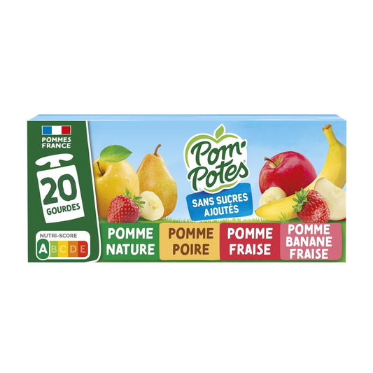 Compote Multifruits Sans Sucres Ajoutés POM'POTES