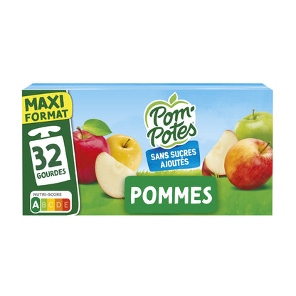 Compotes Pomme sans Sucres Ajoutés POM'POTES 