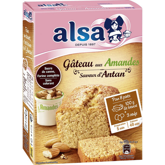 Préparation Gâteau aux Amandes ALSA la boite de 300 g