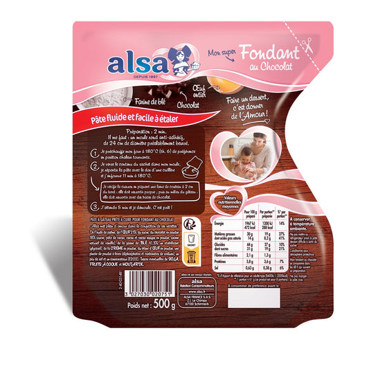 Préparation Fondant au Chocolat ALSA