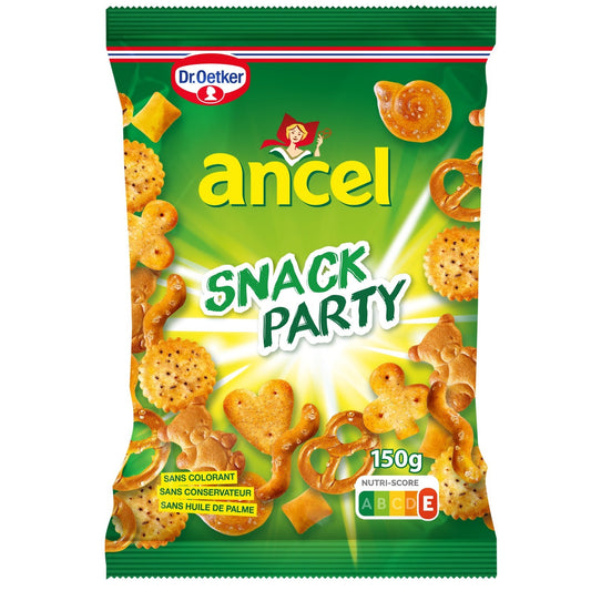 Biscuits Apéritif Bretzels Mix Snack Party ANCEL le paquet de 150g