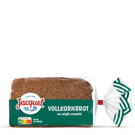 Pain Seigle Complet Vollkornbrot JACQUET le sachet de 500g