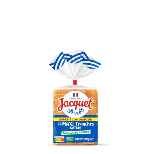 Pain de mie maxi tranches JACQUET 
