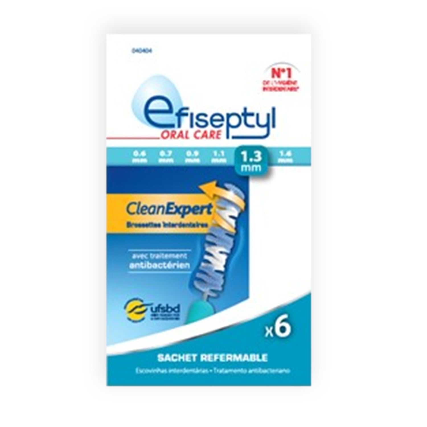 Brossettes Interdentaires Clean Expert Antibactérien EFISEPTYL 