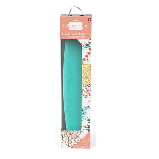 Trousse de Toilette à Dents Turquoise et Transparent BEAUTY IN BAG l'étuit