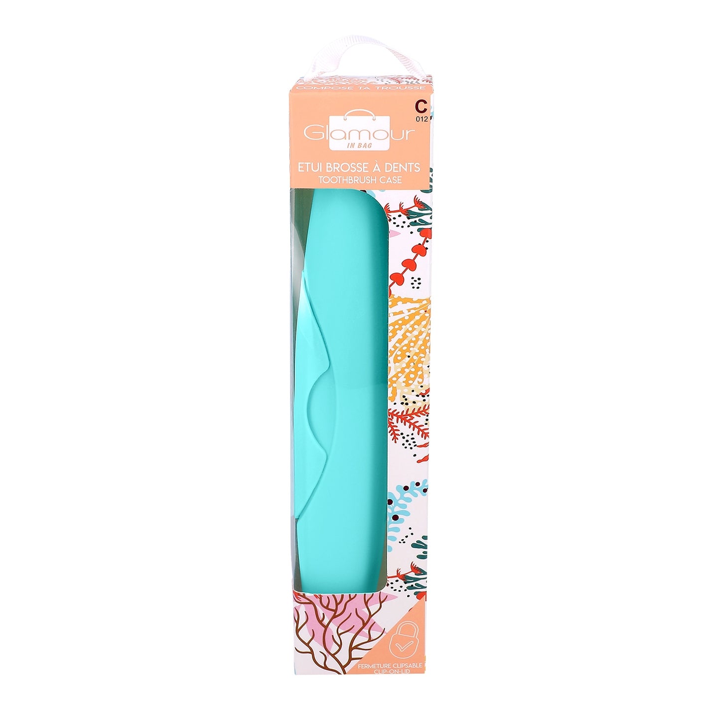 Trousse de toilette à Dents Turquoise et Transparent BEAUTY IN BAG 