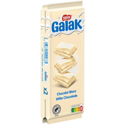 Tablette de Chocolat Blanc GALAK 