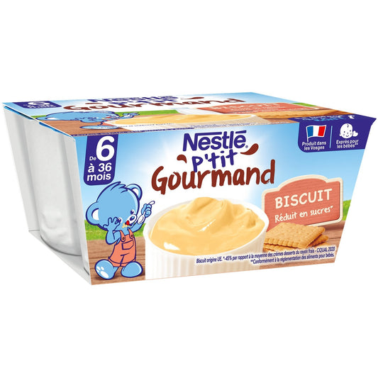 Baby Desserts 6+ Months NESTLE P'TIT GOURMAND Biscuit