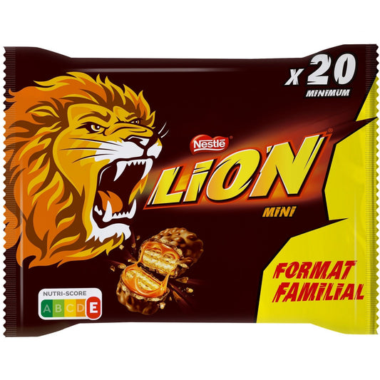 Barres Chocolatées Lait Caramel LION le sachet de 385g