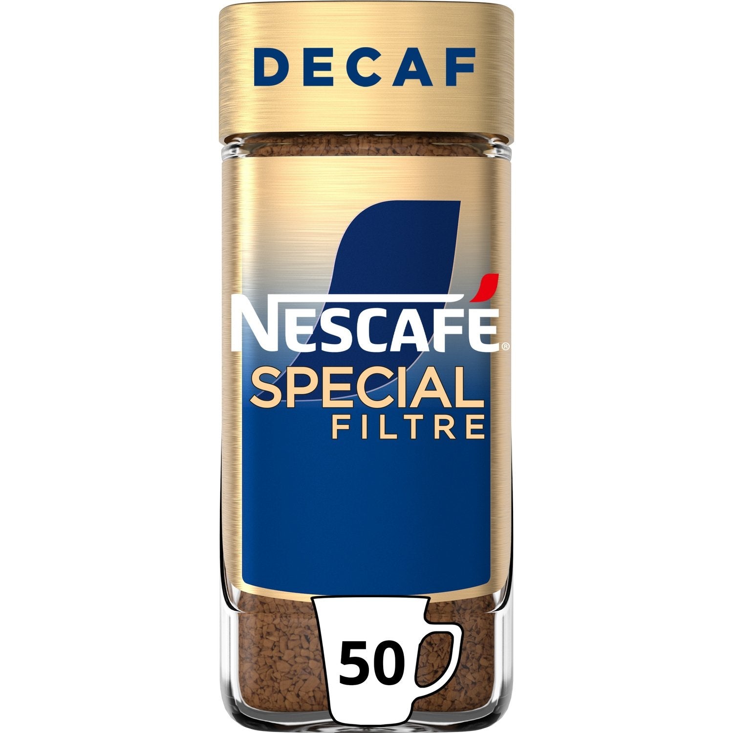 Café Soluble Spécial Filtre Décaféiné NESCAFE le flacon de 100g - 50 tasses