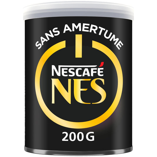 Café Soluble 100% Robusta NESCAFE la boîte de 200g - 100 tasses