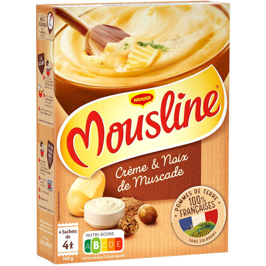 MOUSLINE Cream &amp; Nutmeg Flake Purée