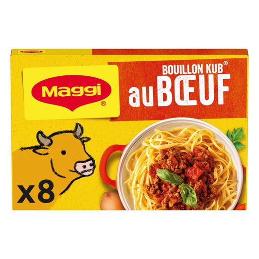Bouillon Kub Bœuf MAGGI la boite de 80g