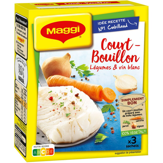 Bouillon Légumes & Vin Blanc MAGGI les 3 sachets de 50 g
