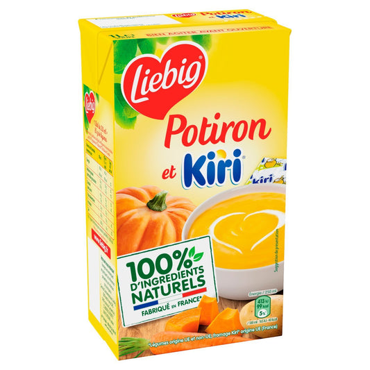 Soupe Doux Plaisirs Potiron Kiri LIEBIG la brique de 1 l