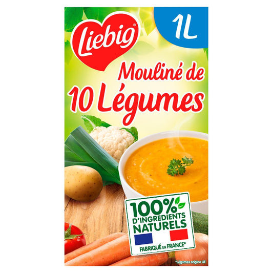 Soupe Mouliné Pomme de Terre, Carotte, Oignon LIEBIG la brique de 1 l